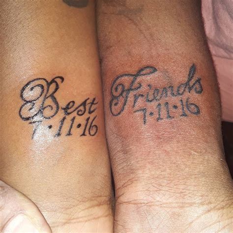 cute bestie tattoos